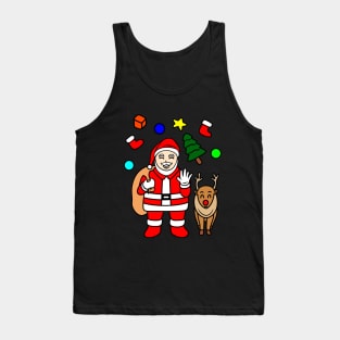 Christmas santa boy Tank Top